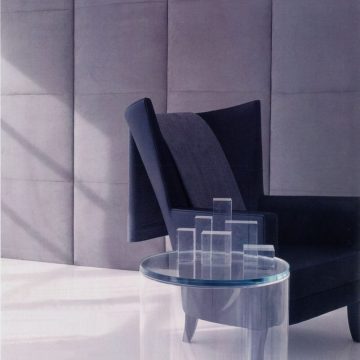 BARTSUEDE WALL PANELS & CHAIR with TAYLORWool Throw_preview