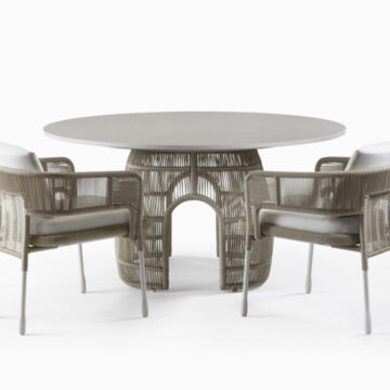 Monterey Round Dining Table Sand (4)
