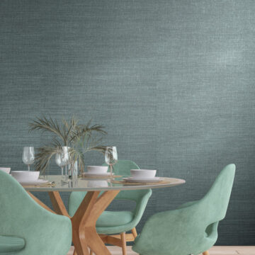 Wall, poster mock up in dining room, minimalist interior