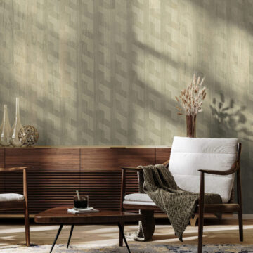 poster frames mock up in Cozy modern living room interior mock up in light brown tones, scandinavian style, 3d illustration