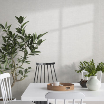 Mock up poster in Scandinavian style interior background