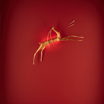 Agostini -Antilope Larchant wall sconce