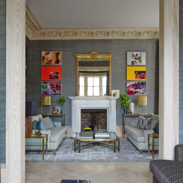 JAPONAISE SIMPLE ECRAN table lamps - Eclectic living room London by Peter Mikic Interiors